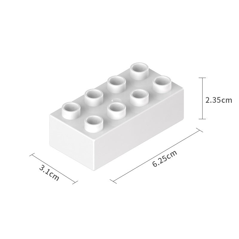 Duplo-size Brick Block 2x4 Bag Pack 大顆粒磚塊積木2x4 散裝