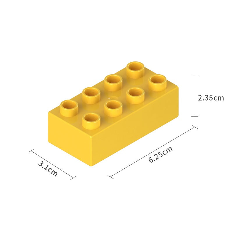 Duplo-size Brick Block 2x4 Bag Pack 大顆粒磚塊積木2x4 散裝