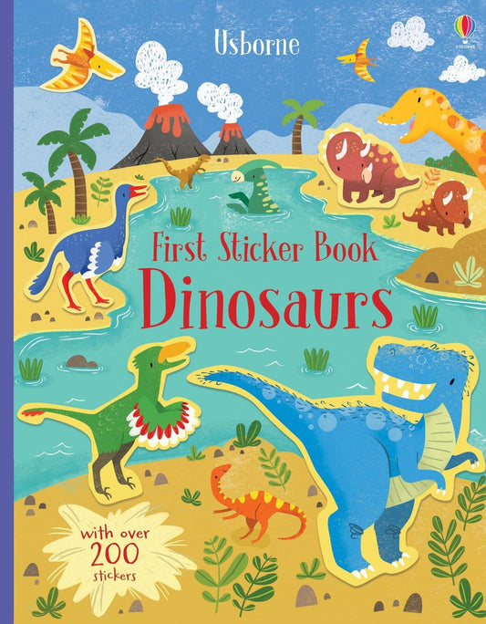 Usborne First Sticker Book Dinosaurs 恐龍貼紙書