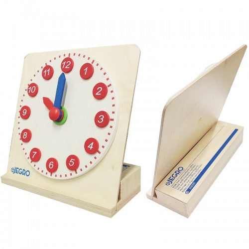 Nienhuis Montessori Clock With Movable Hands 24小時木鐘