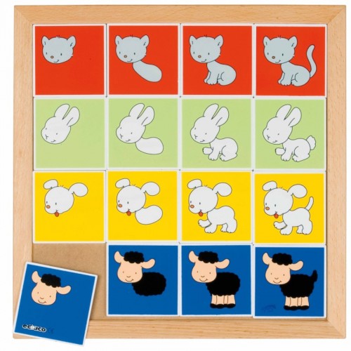 Educo Comprehension Lotto - Complete The Animals 幼兒綜合配對遊戲系列2 - 動物合成