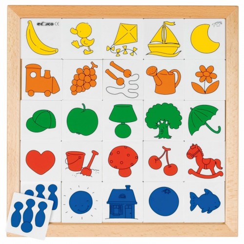 Educo Comprehension Lotto - Colour 幼兒綜合配對遊戲系列2 - 顏色配對