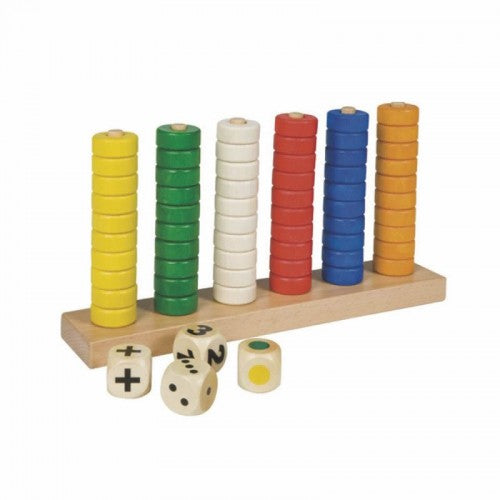 Educo Coloursticks 六柱彩色疊珠遊戲