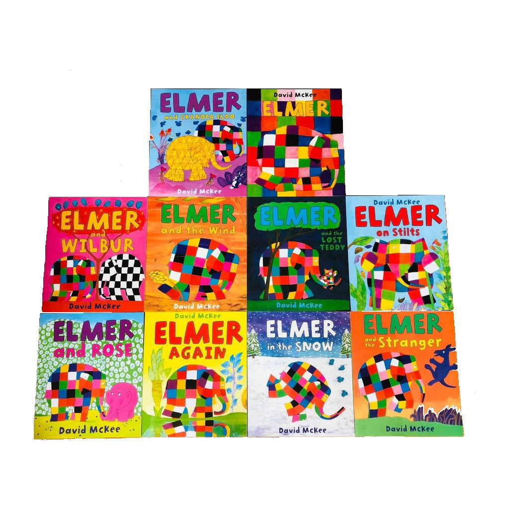 Elmer 10 Book Collection 大象艾瑪故事10本套裝