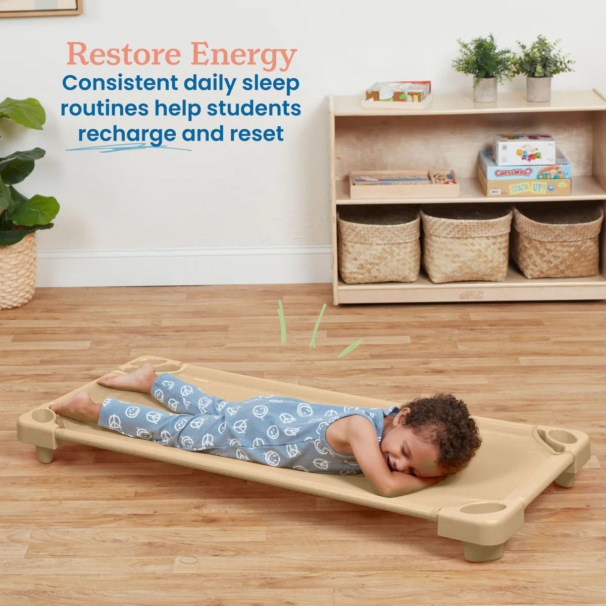 ECR4Kids Stackable Kiddie Cot 可堆疊幼兒床