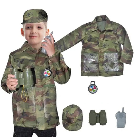 叢林探險家 - 角色扮演職業服飾 Jungle Explorer Role Play Costume for Kids