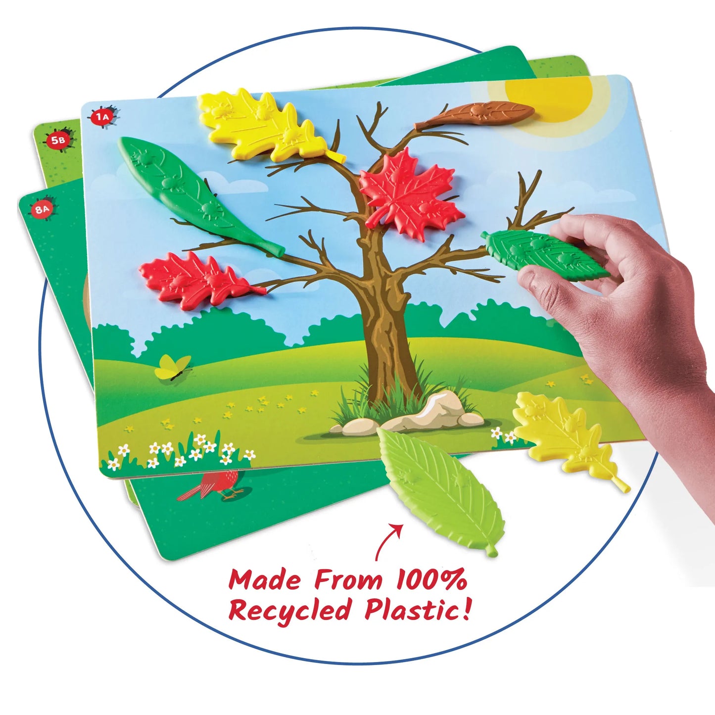 Hand2Mind Sensory Leaves Math Activity Set 感官葉數學活動套裝