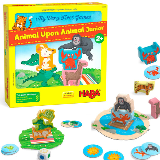 HABA My Very First Games - Animal Upon Animal Junior Stacking Game 動物疊疊樂 合作桌遊