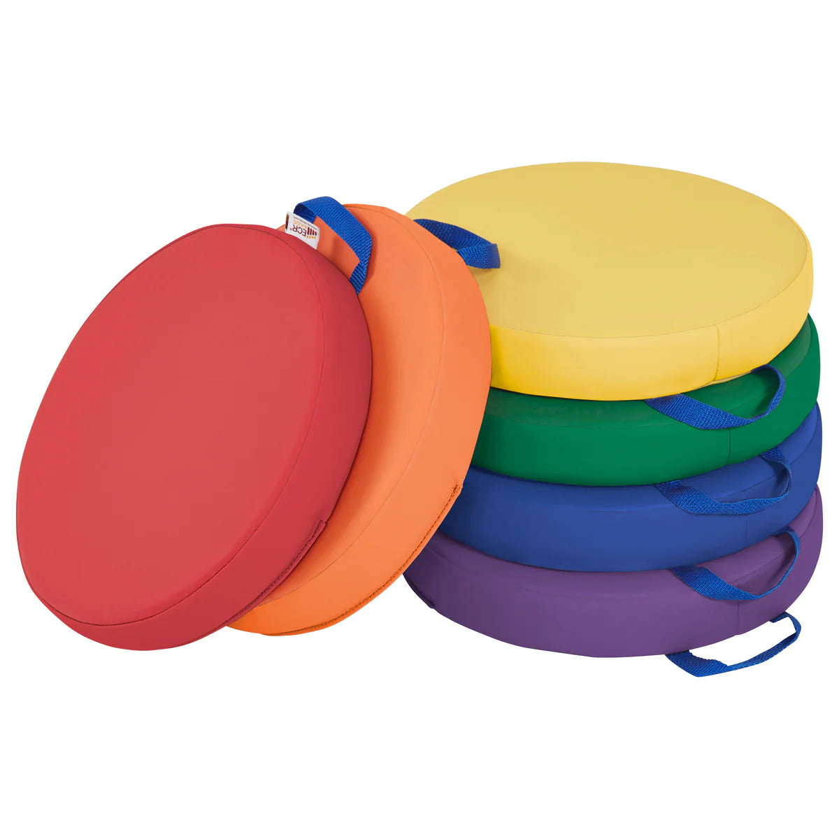 Softzone Round Cushion with Handle Set of 6件套 帶提把彩虹圓形地墊