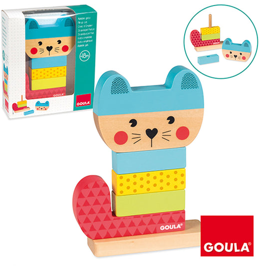 Goula Pile-up Cat Stacking & Pegging 小貓寶寶搭搭串-手眼協調訓練