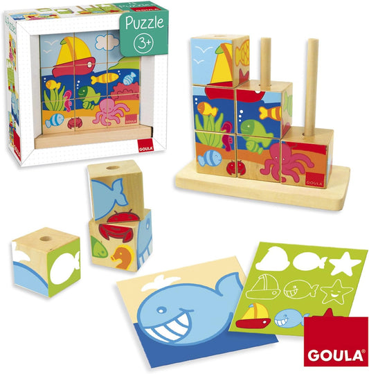 Goula Sea Cubic Block Puzzles 海洋立方塊拼圖