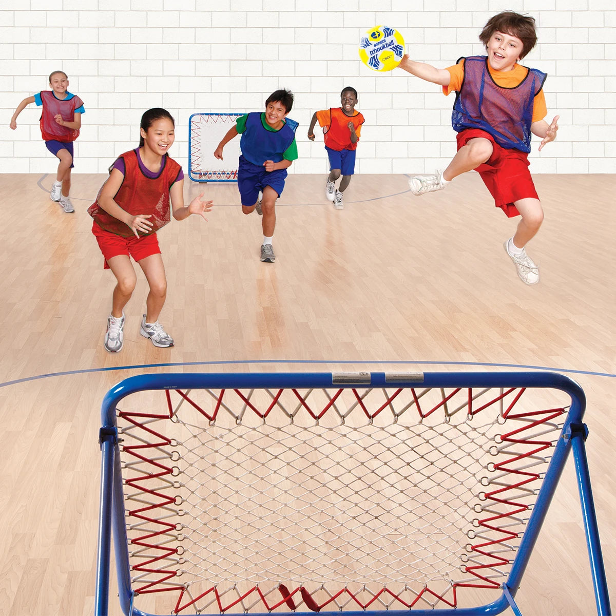 Tchoukball Set of 6件 巧固球套裝 (A Pair of Tchoukball Steel Frames with 4 Balls Set 一對巧固球鋼架含4個球)