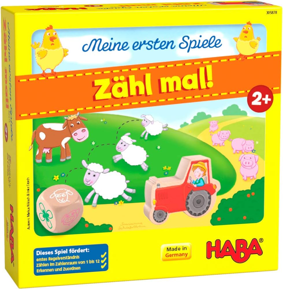 HABA My Very First Games – Count' em up! An Animal Themed Numbers Game 數一數農場動物！