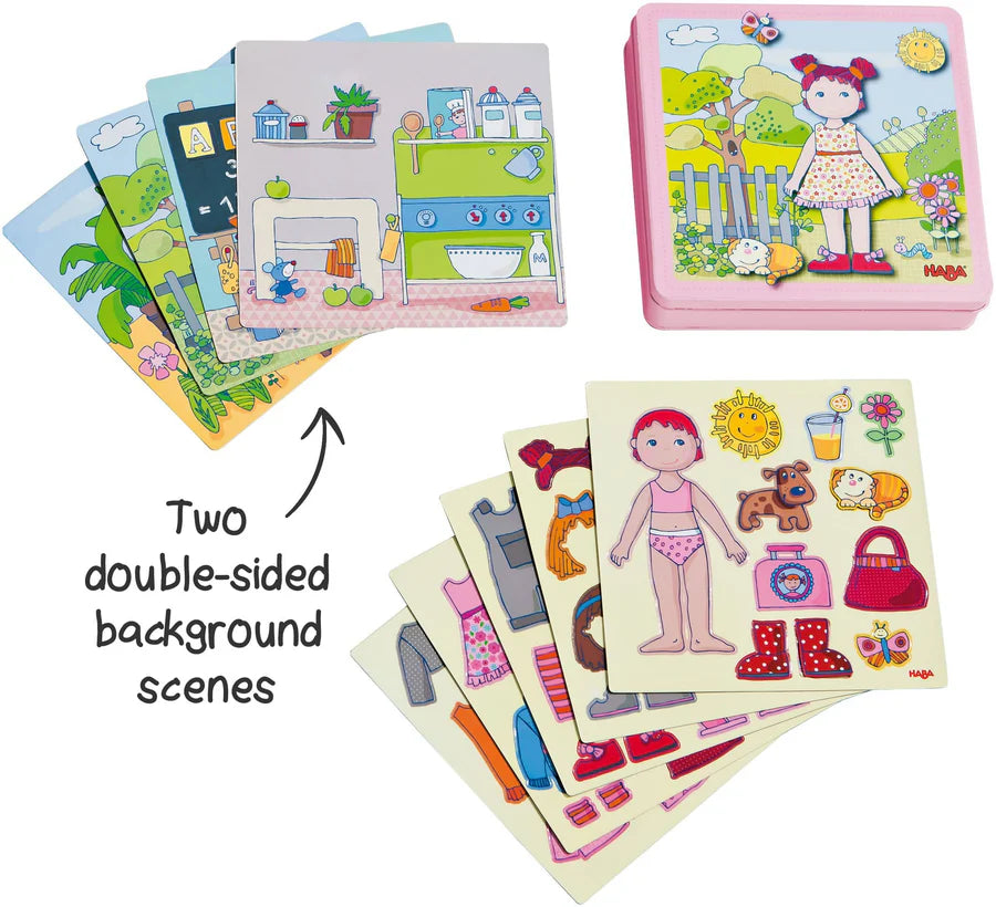 Haba Dress-Up Doll Lilli Magnetic Game  裝扮娃娃 Lilli 磁性遊戲