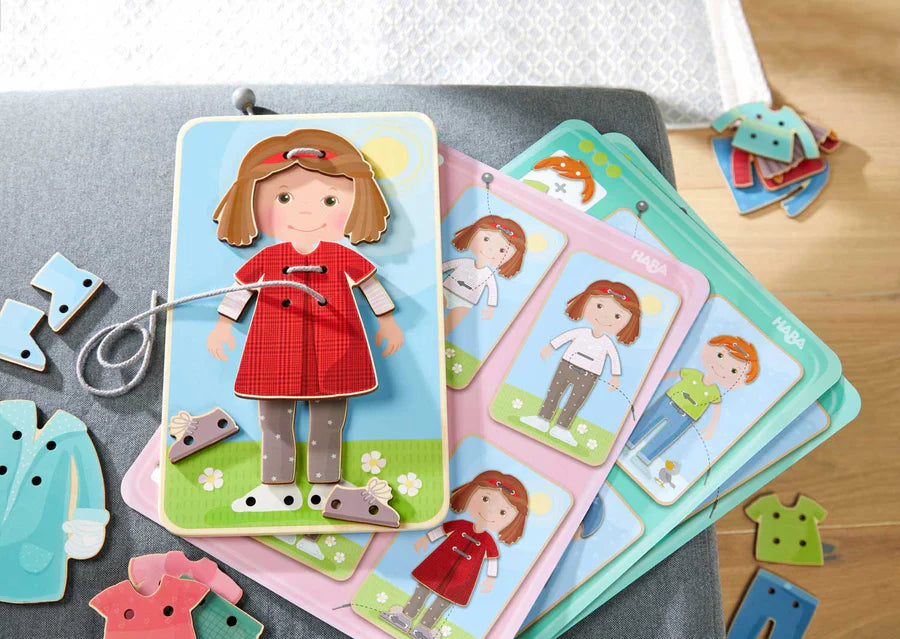 Haba Dress Me Threading & Lacing Game 穿衣穿線和繫帶遊戲