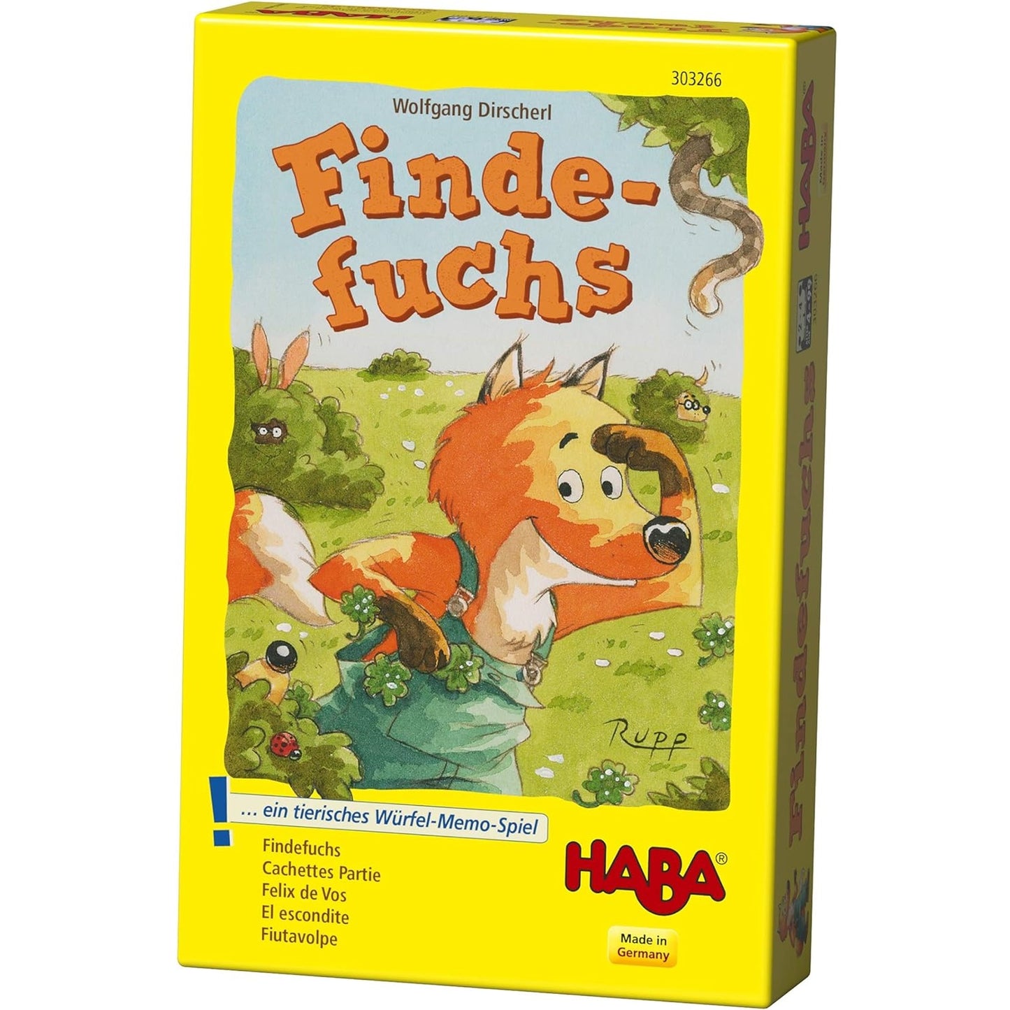 HABA Findefuchs A wild dice memory game