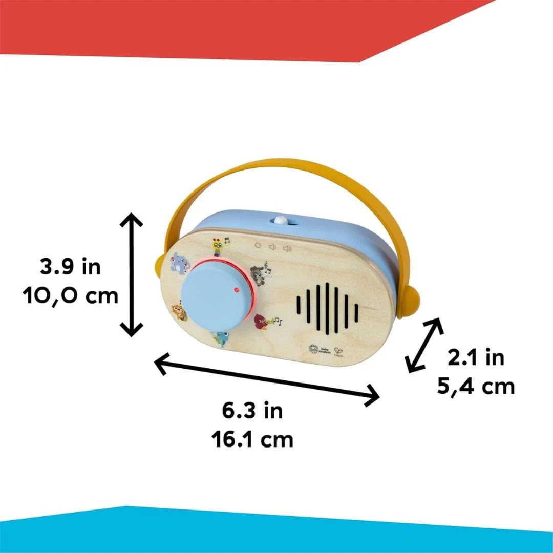 Hape Radio de aprendizaje de madera 木製學習收音機