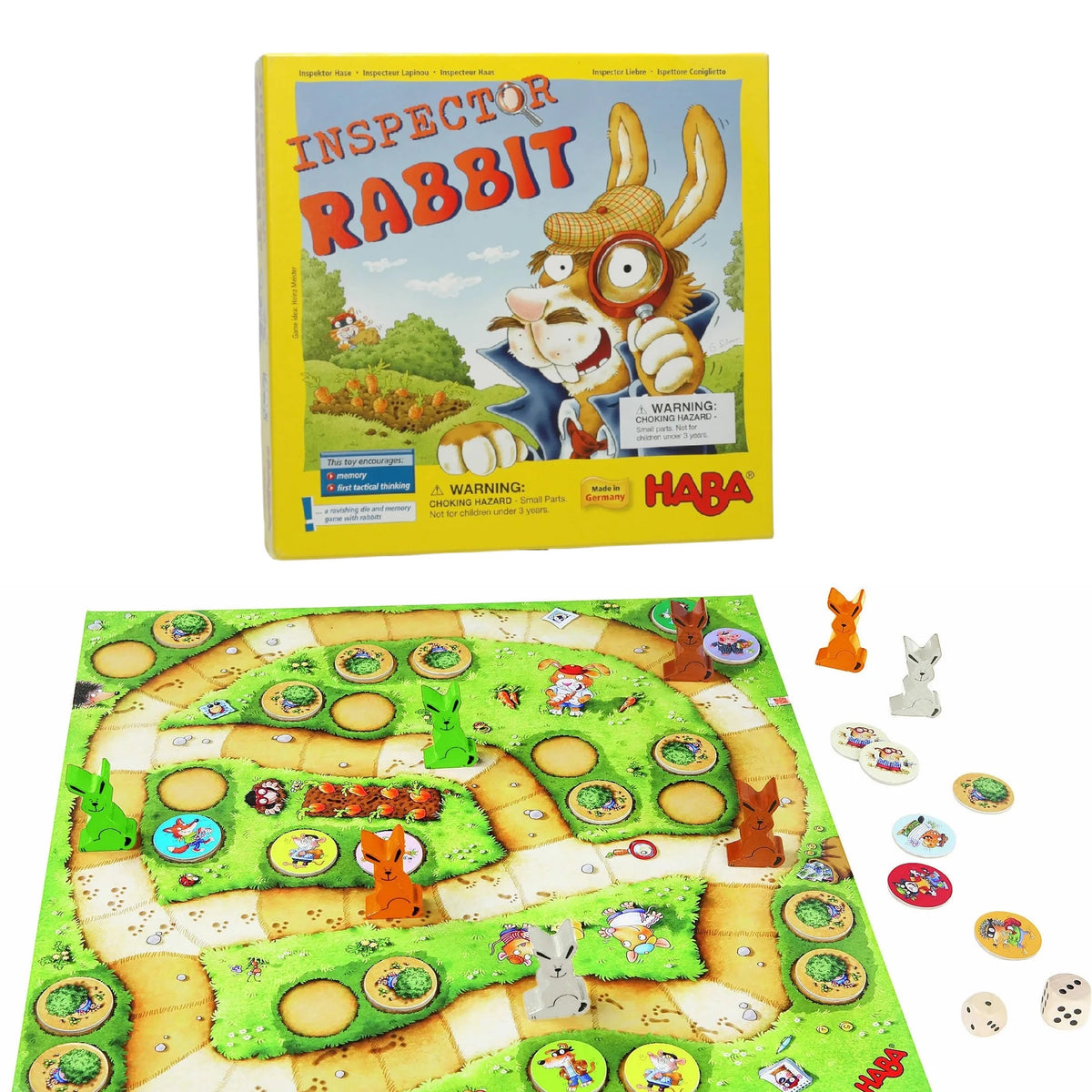 Inspector Rabbid Haba 4666 Inspector Rabbit Memory & Strategy Game 小兔探長 記憶和策略遊戲 – MY ...