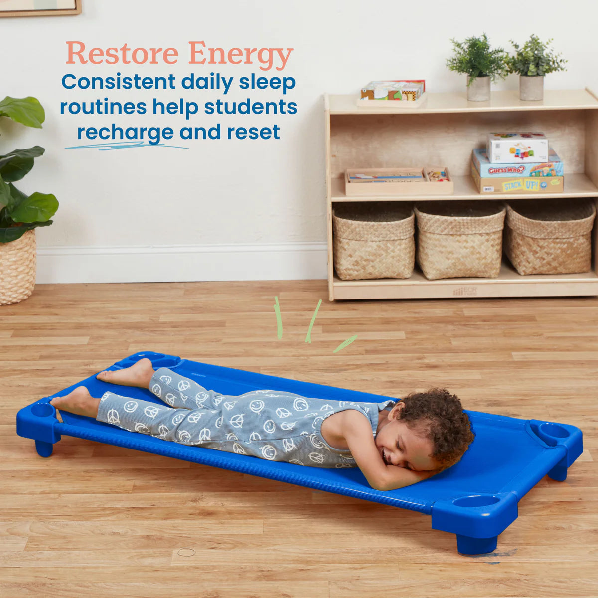 ECR4Kids Stackable Kiddie Cot 可堆疊幼兒床