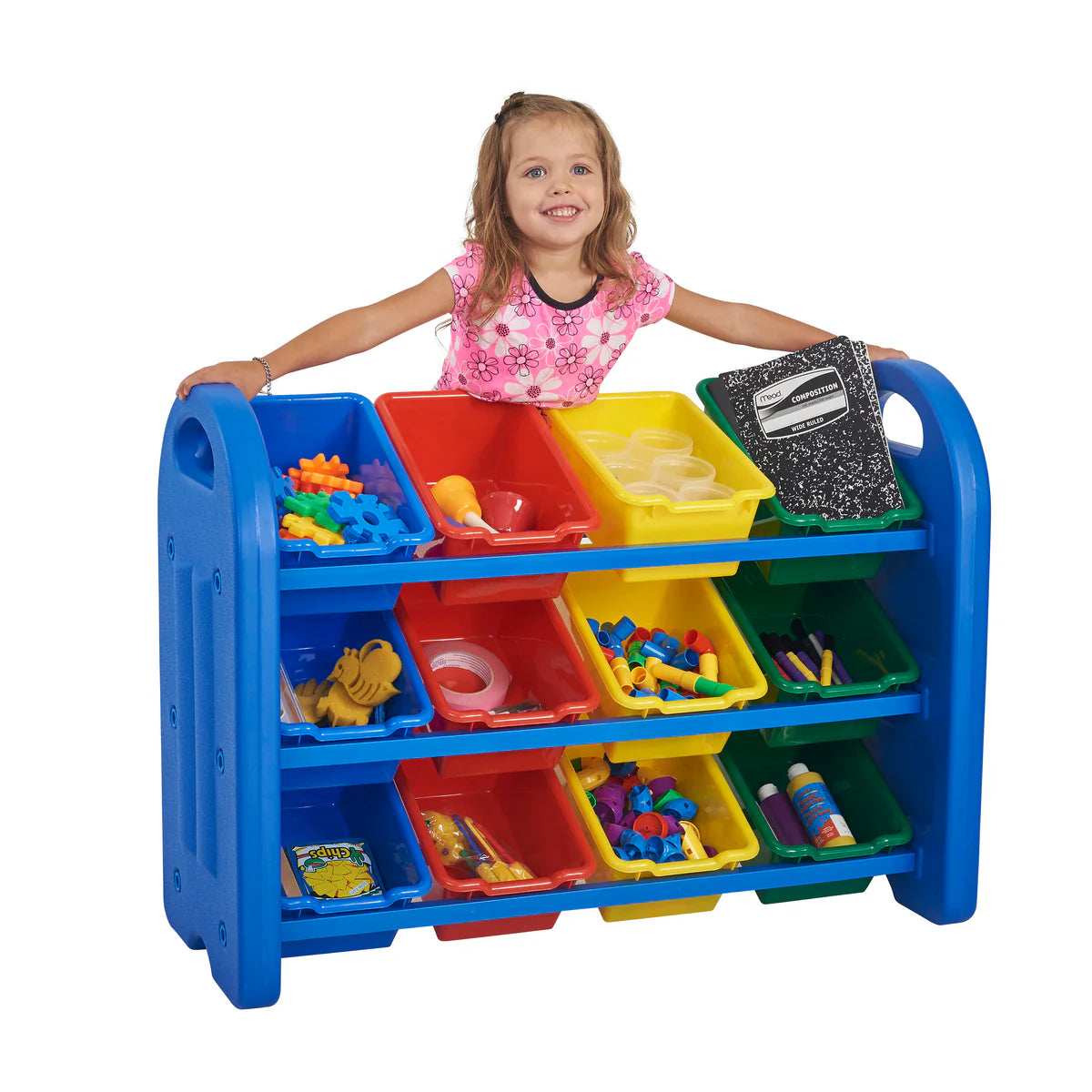 3-TIER STORAGE ORGANIZER WITH BINS 三層儲物整理架帶收納箱