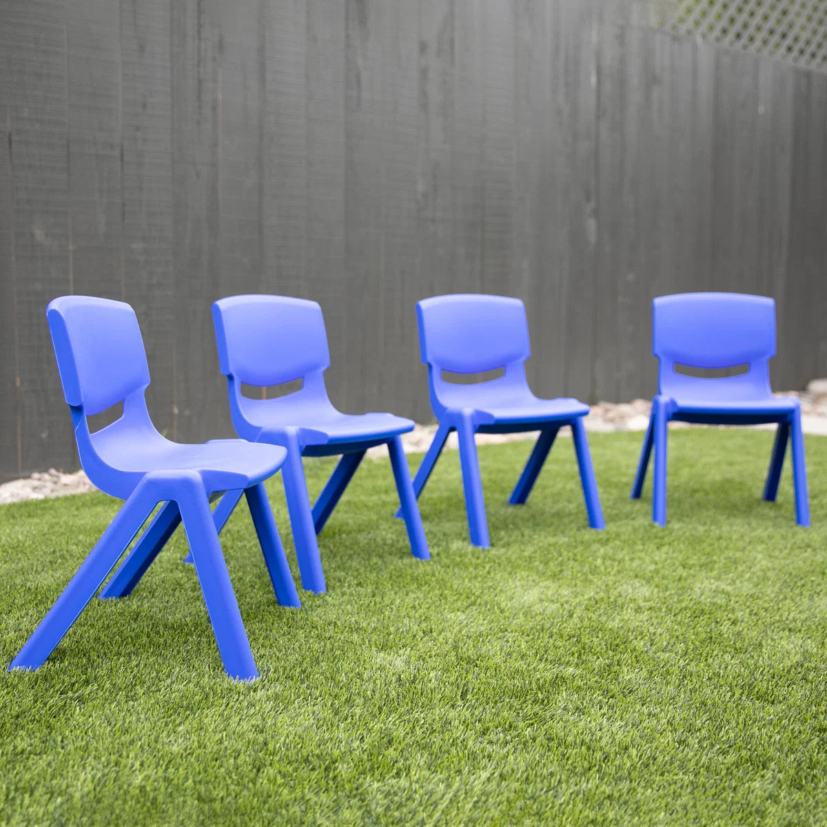 ECR4Kids Plastic School Stack Chair Set of 5張套裝 課室可疊高樹脂椅子 GREENGUARD Gold Certified