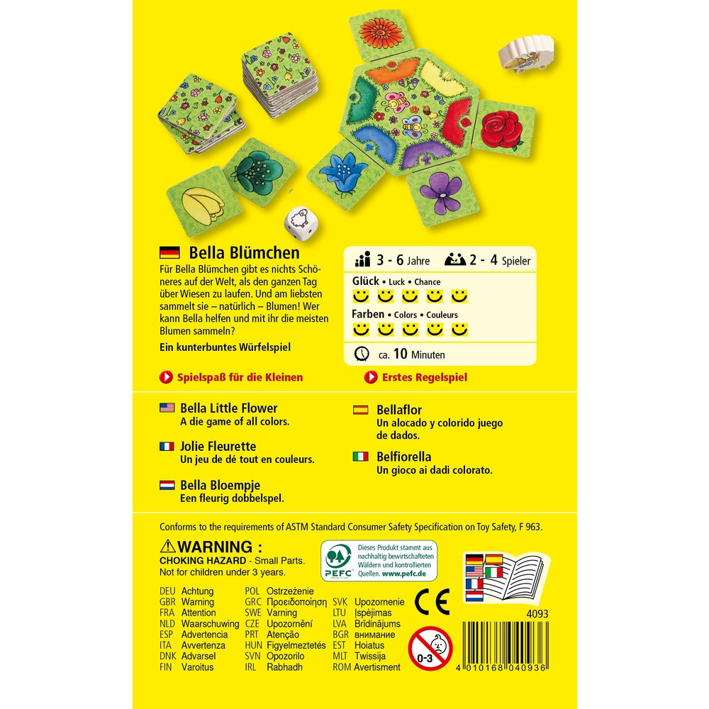 Haba 4093 Bella Little Flower Color Matching Game 貝拉的小花朵 顏色配對遊戲