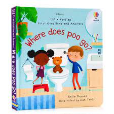USBORNE First Questions and Answers: Where Does Poo Go? 便便去哪裡了? 啟蒙問答翻翻書