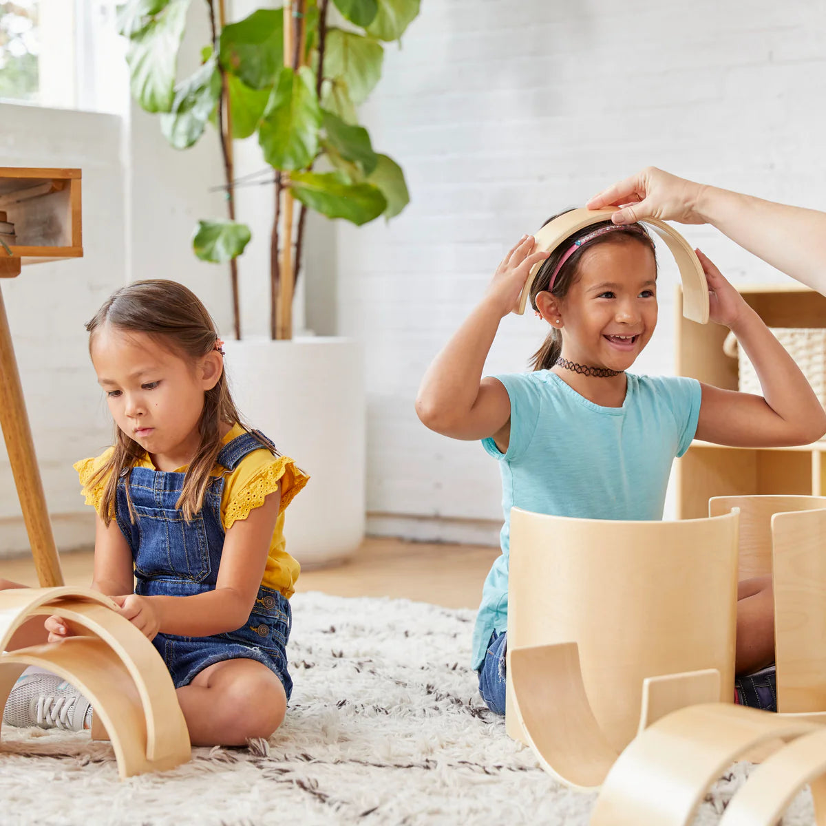 ECR4Kids Wooden Tunnels and Arches 10 Piece Set 木製隧道和拱門10件套