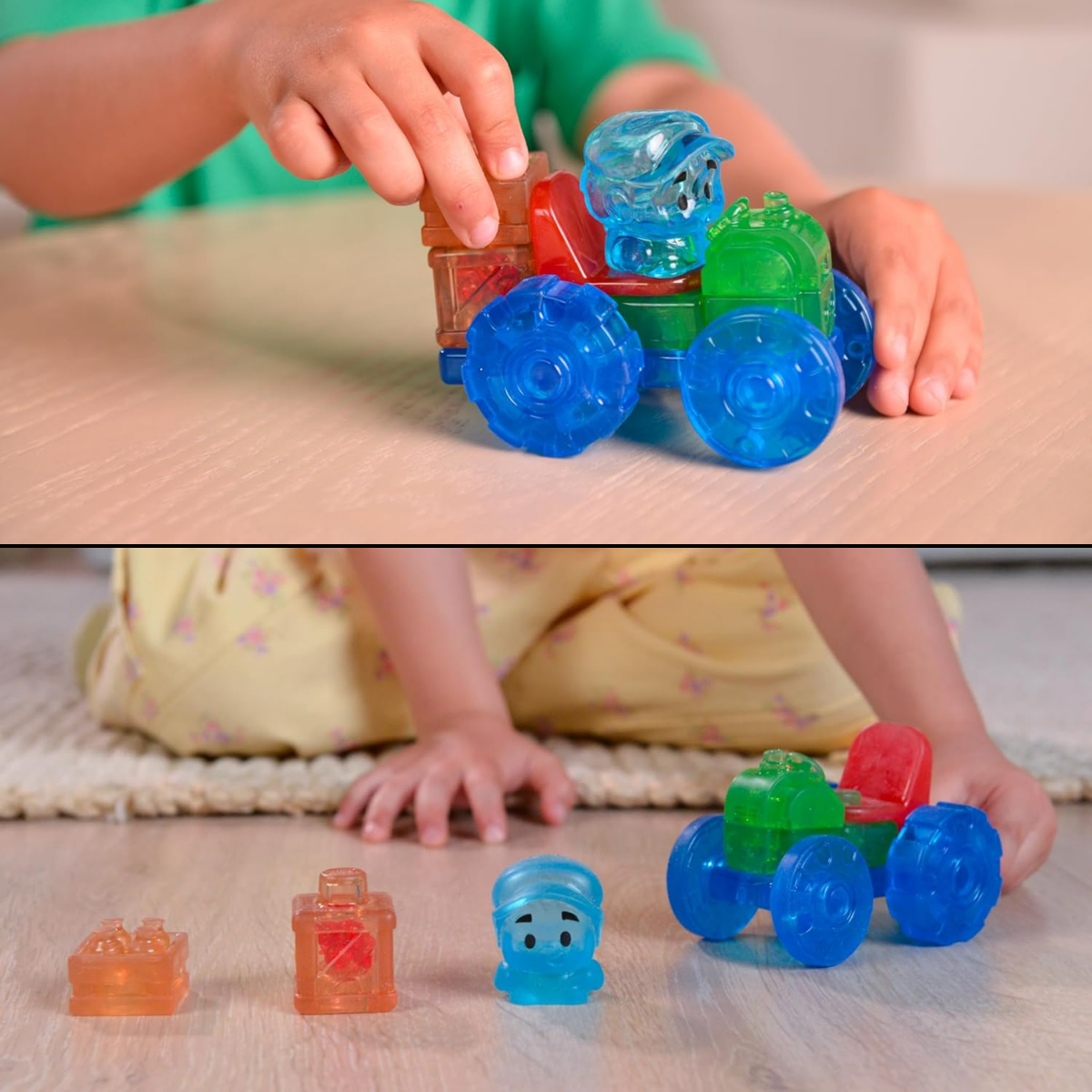 Jelly Blox Tractor Set - 12 pieces 軟體積木拖拉車套裝