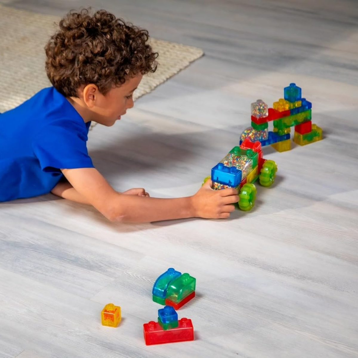 Jelly Blox Vrroom! Truck Kit - 35 pieces 軟體積木貨車套裝