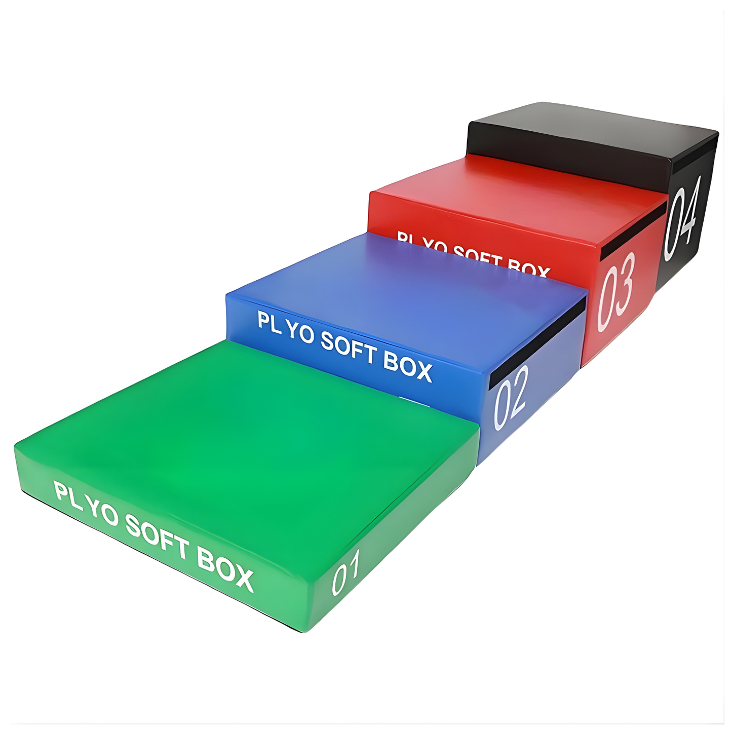 Kindermatic Plyometric Box Soft Foam Set of 4件組 軟質泡沫跳箱套裝 L90*W75*H150cm