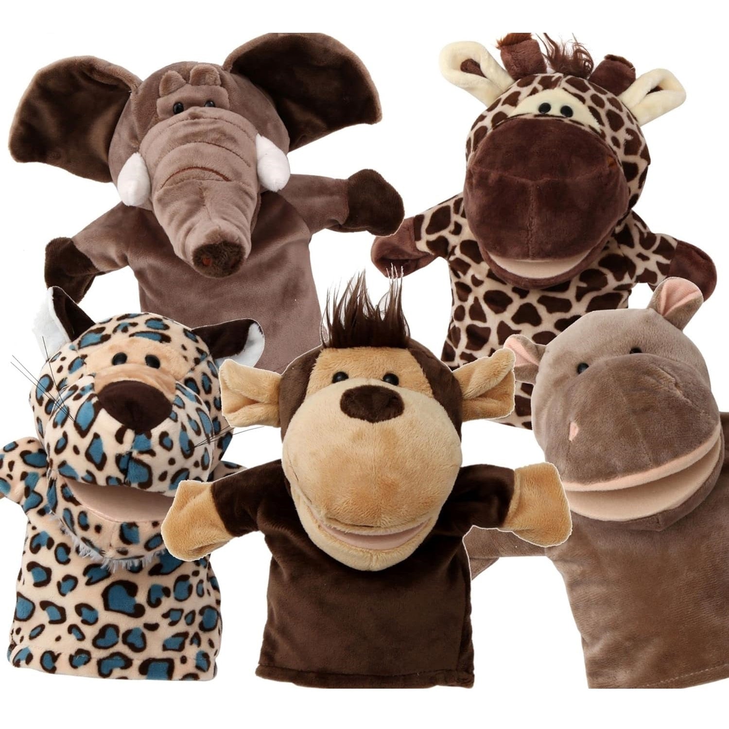 Animal Hand Puppets Movable Open Mouth 動物手偶 可開合嘴巴 24cm – MY SCHOOL BUS