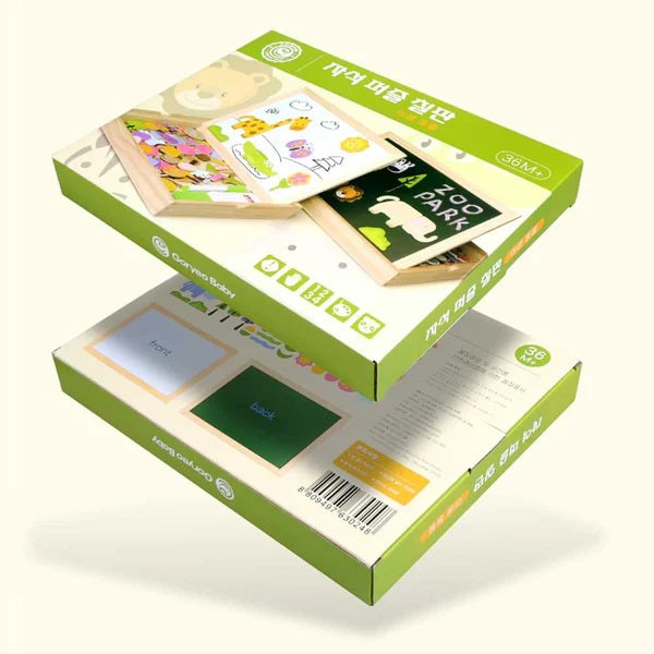 Goryeo Magnetic Puzzle Shapes, Animals and Plants 磁力拼圖雙面畫板 幾何圖形|動物|植物