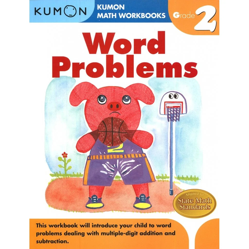 Kumon Math Workbooks Word Problems Grade 2 數學應用題練習冊 二年級