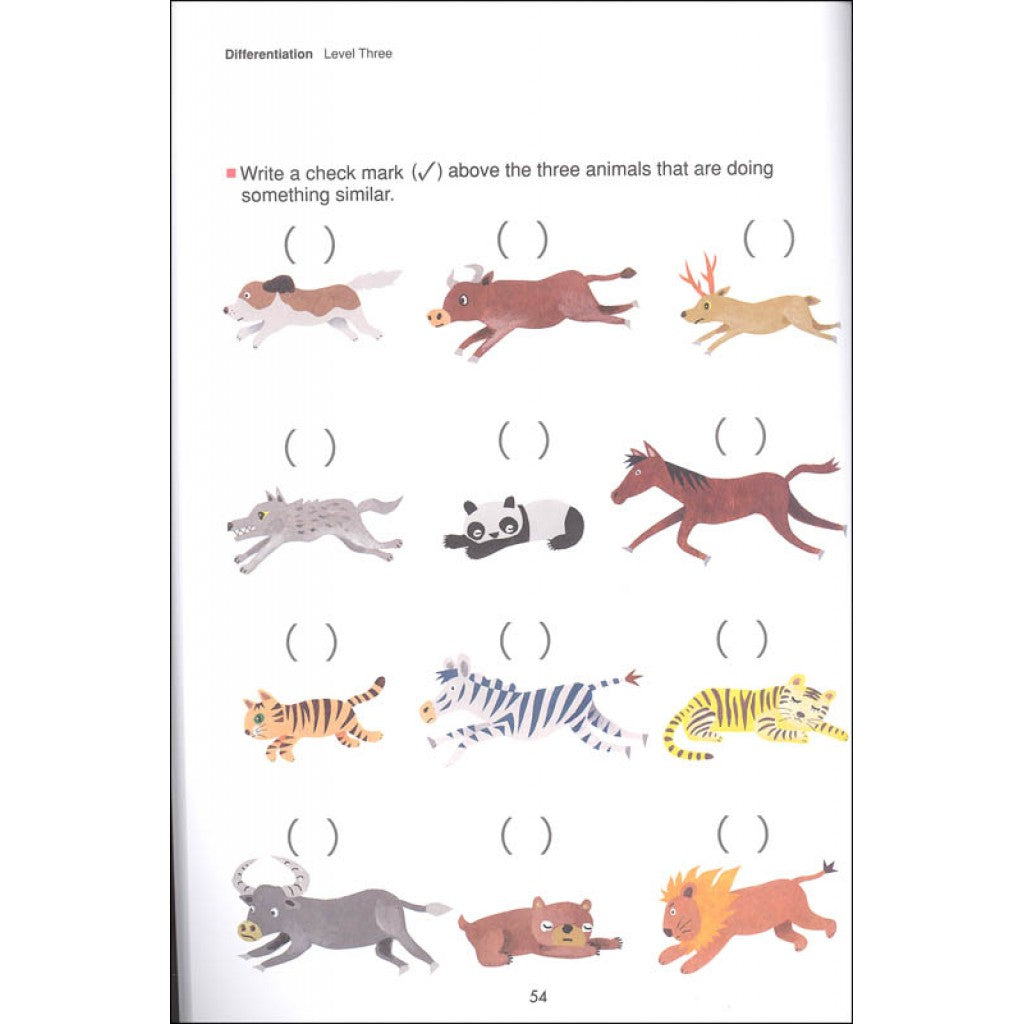Kumon Thinking Skills - Same & Different K & Up 公文思維技能練習 相同與不同