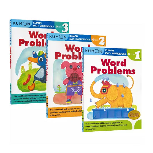 Kumon Math Workbooks Word Problems 數學應用題練習冊