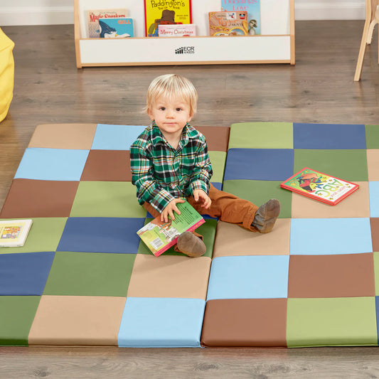 SoftZone Patchwork Folding Activity Mat 亮彩摺疊遊戲墊 L254 X W147.3 X T2.54cm