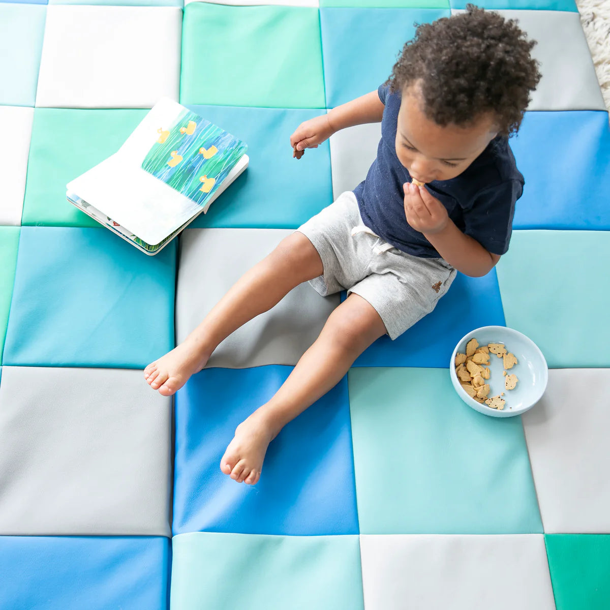 SoftZone Patchwork Folding Activity Mat 亮彩摺疊遊戲墊 L254 X W147.3 X T2.54cm