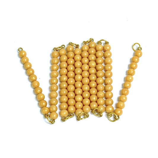 Kindermatic Montessori Golden Bead Chains of 100 蒙特梭利 100串珠鏈