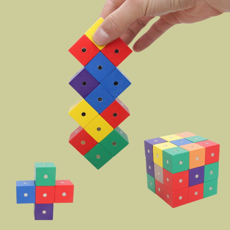 Magnet World: Magnetic Wooden Block 磁性方塊