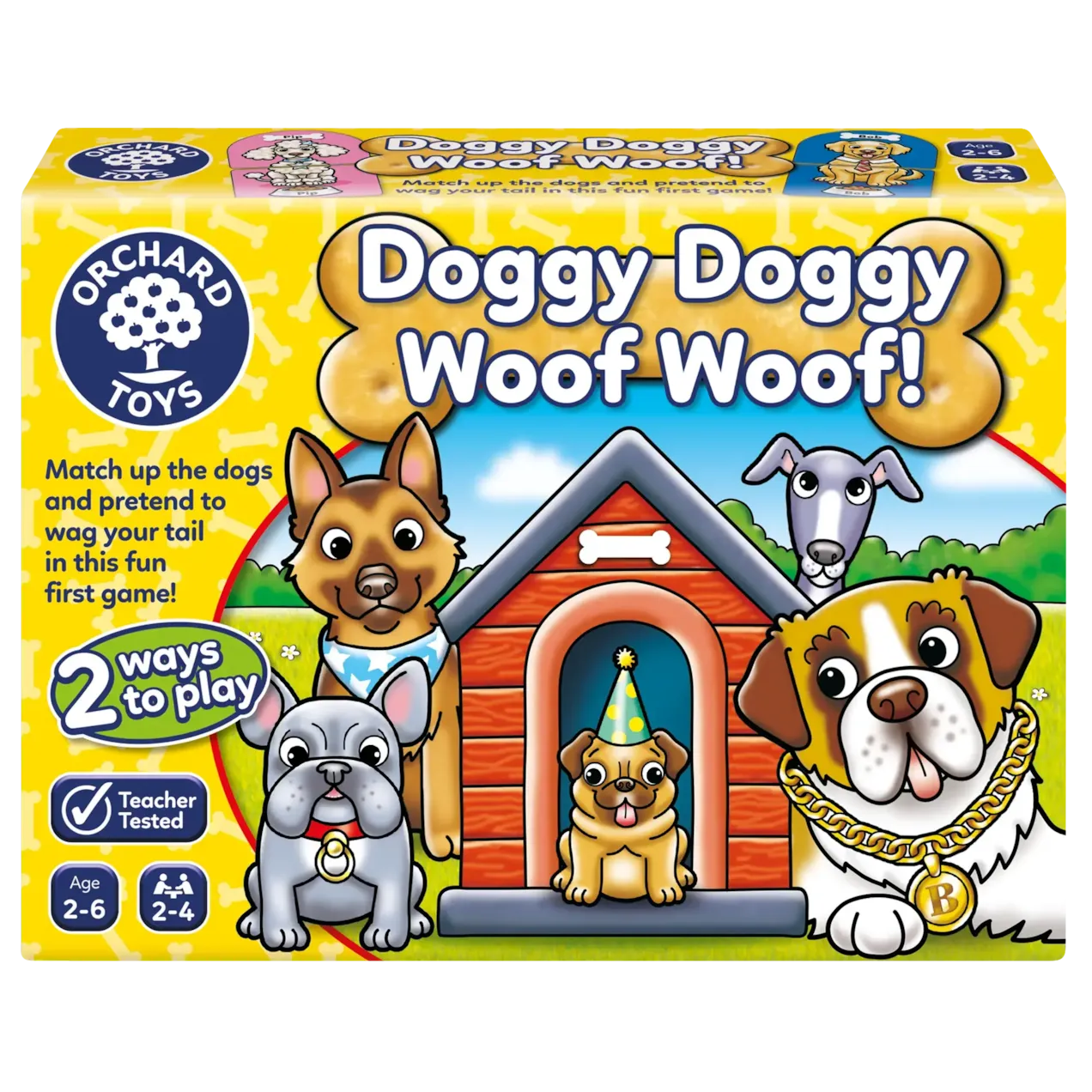 Orchard Toys Doggy Doggy Woof Woof! Colour Matching & Memory Game 汪！汪！小狗身體配對顏色配對記憶遊戲