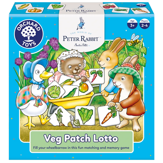 Orchard Toys Peter Rabbit™ Veg Patch Lotto Game 彼得兔™蔬果園配對記憶遊戲