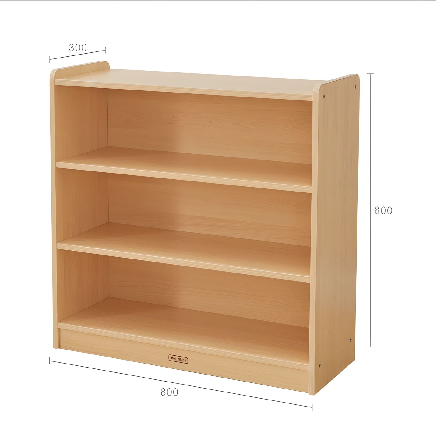 Masterkidz Elite Junior - 800H x 800L Shelving Unit - Wooden Back