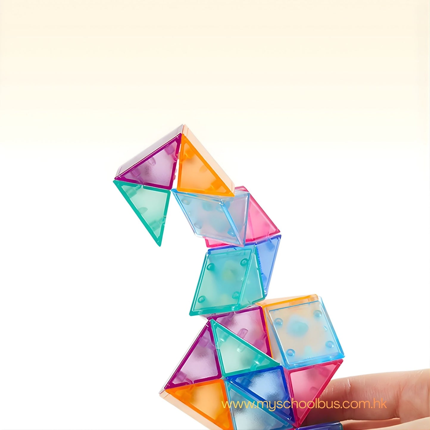 Mideer Twist Ruler Sensory Fidget Play Set 百變幾何扭扭尺24段結構減壓玩具