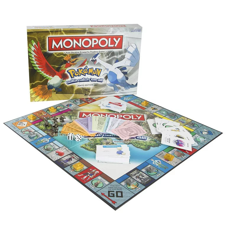 Monopoly Pokemon Johto Edition 大富翁: 夢可寶英文新版