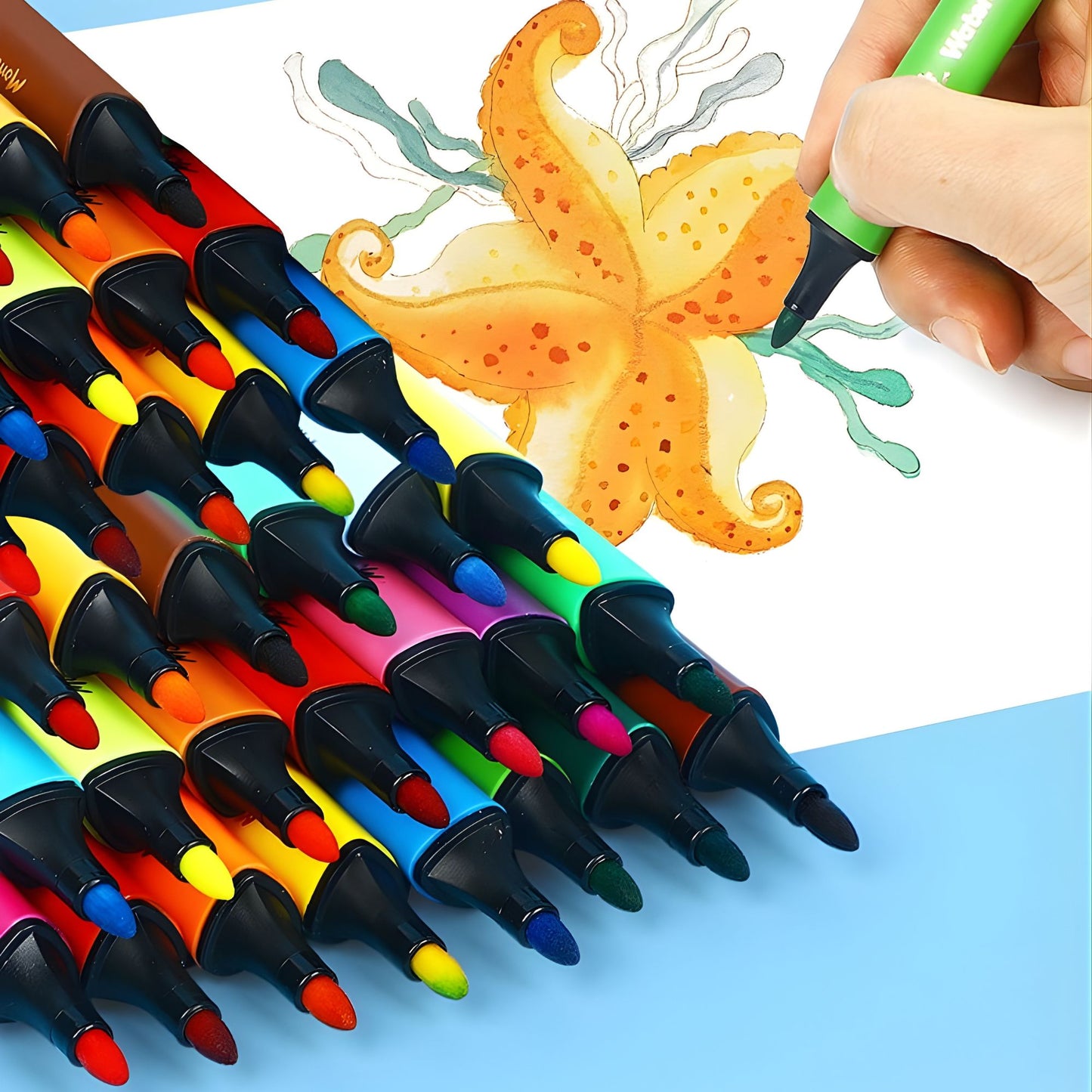 Mont Marte Watercolour Markers Signature 專業級水彩色龍筆套裝 Signature 系列