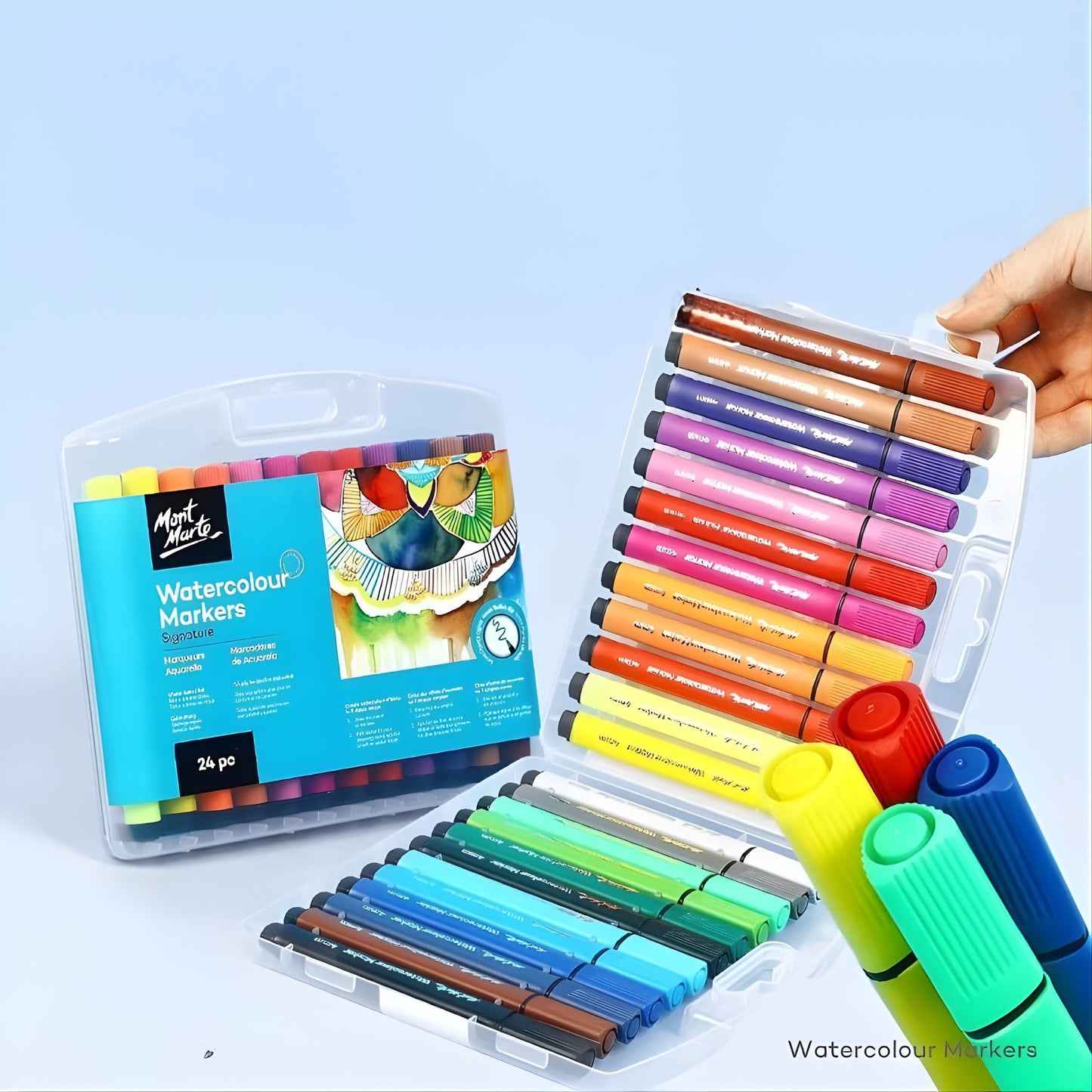 Mont Marte Watercolour Markers Signature 專業級水彩色龍筆套裝 Signature 系列