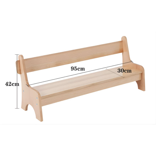 Montessori Long Bench L107*W28*H40 cm BW