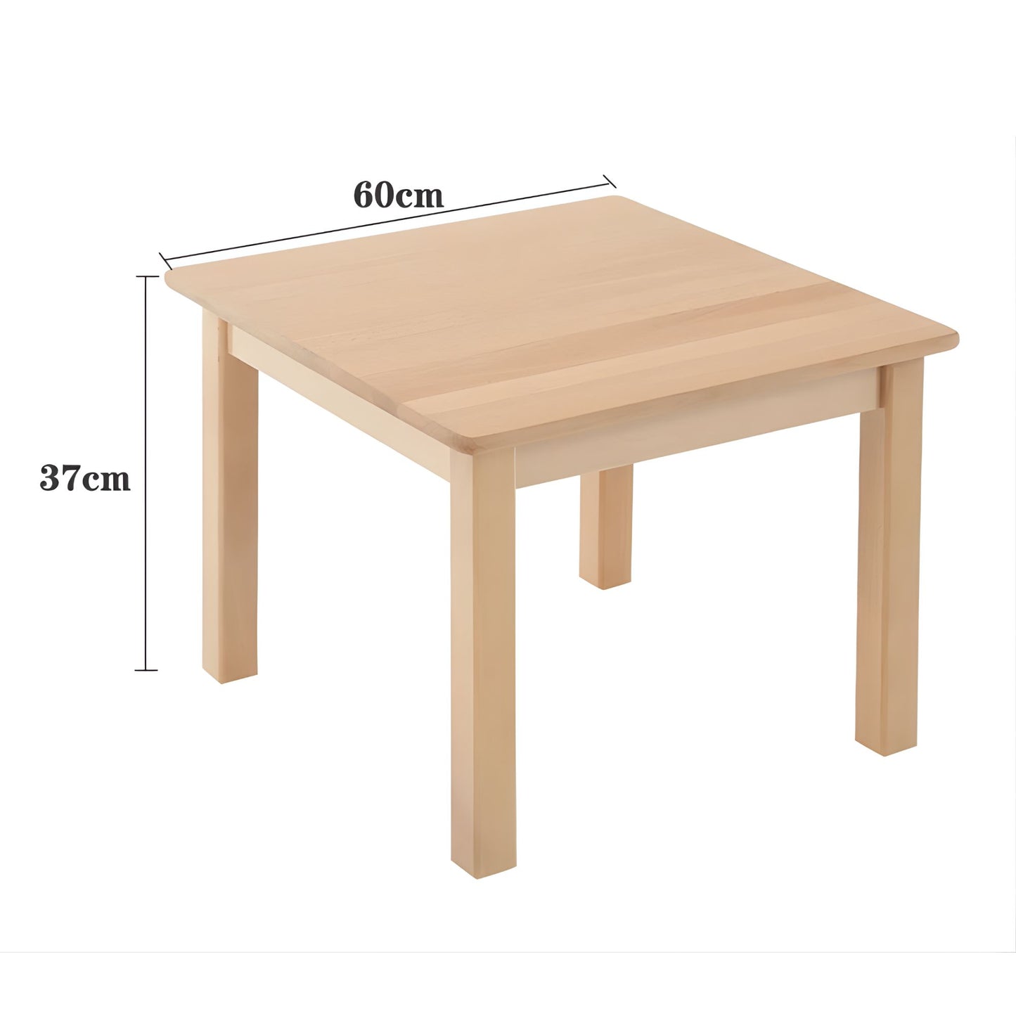 Montessori Square Table L60*W60*H37 cm