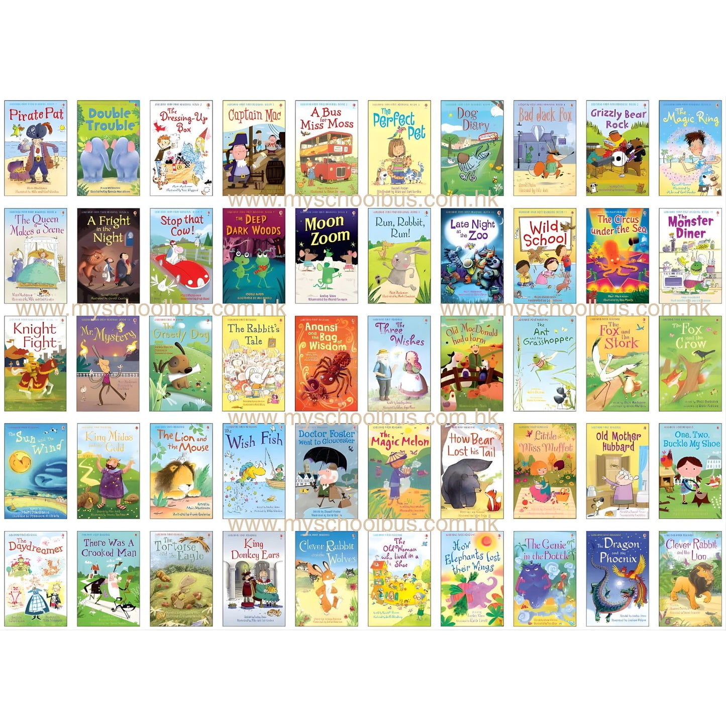 Usborne My First Reading Library Green Box 兒童英語自主閱讀分級讀物 50冊綠盒裝